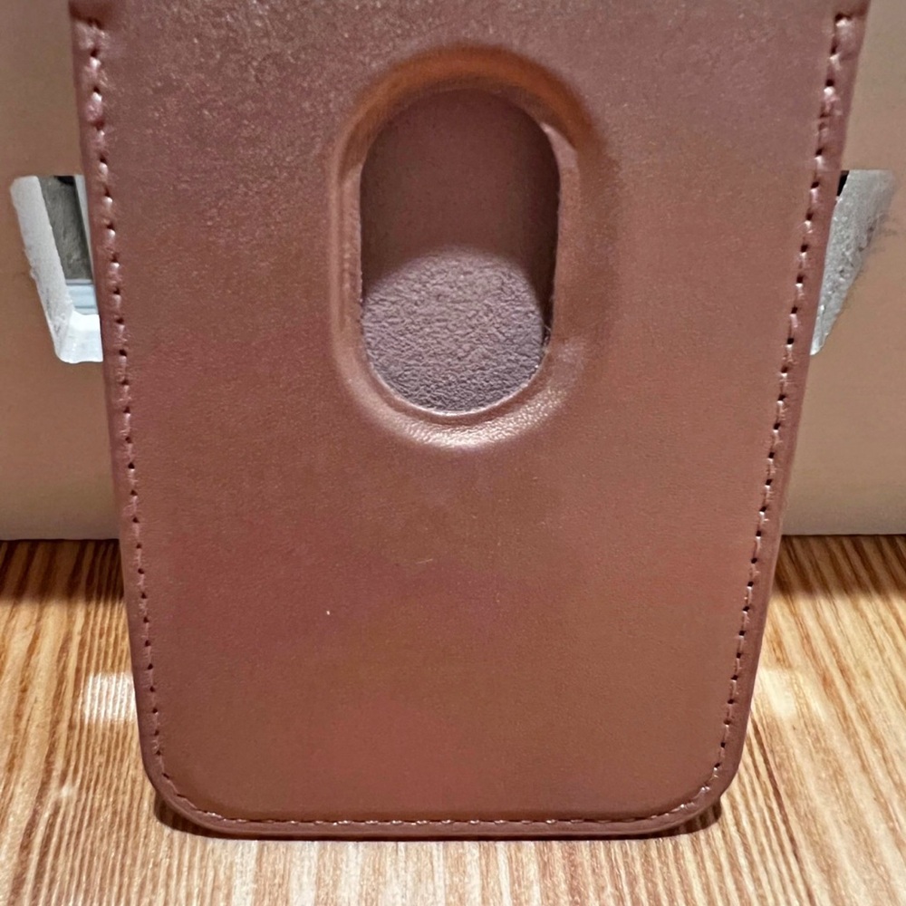 Rose gold Leather Phone Skin